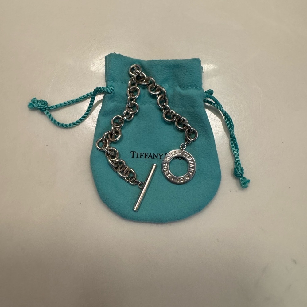 Tiffany & Co. Silver Toggle Chain Bracelet- authentic!